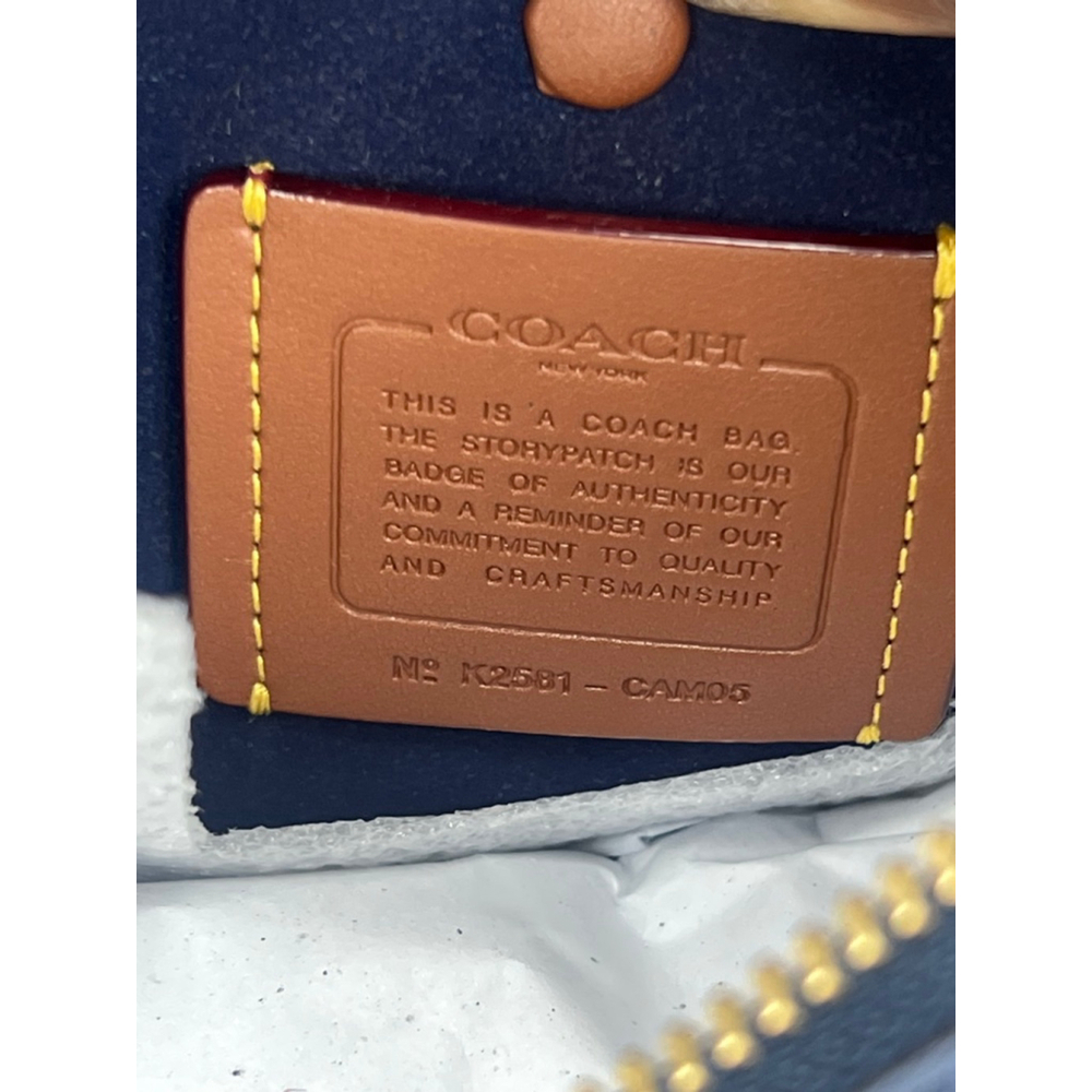 COACH Soft Empire Carryall 28 Navy - Picture 6 of 10